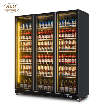 Commercial Beer Refrigerator with LED Light and Automatic Defrost