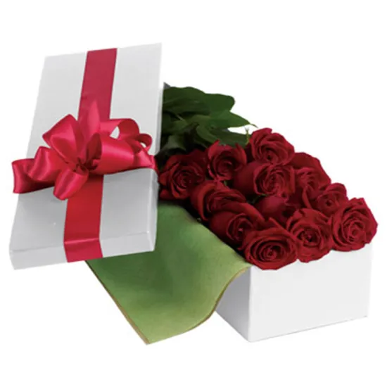 Clear Custom Rectangle Flower Paper Box