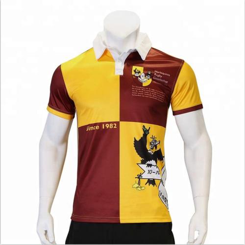 custom fitness soft comfortable Rugby shirt