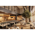 Muebles de comedor de cuero para un restaurante de cuero muebles de cafetería