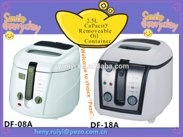 2.5 liters large observation window non-stick electric deep fryer