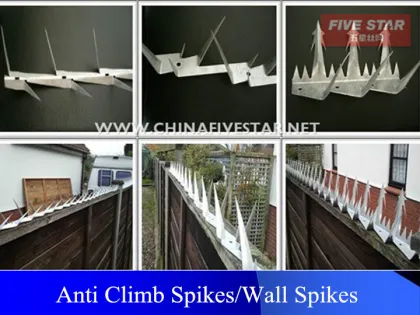 60MM/90MM/1.25M Anti Climb Spikes/Wall Spikes