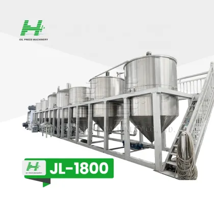 Modular Oil Refinery Machines for Crude, Soybean, and Peanut Oils