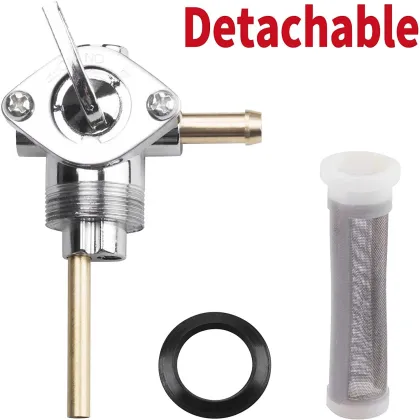 Gas Tank Fuel Valve Petcock Switch Replacement for Harley-Davidson Models: Dyna, Fatboy, Heritage, Softail, Springer, Sport Glide, and Sportster (883, 1000)