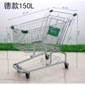Supermarket PU wheels German Shopping Trolley