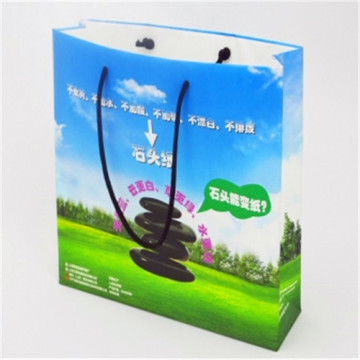 Wholesale Custom Design Stone Paper Shopping Bags