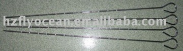 FO-09047F Charcoal BBQ skewers,stainless steel barbecue tool,bbq equipment sets