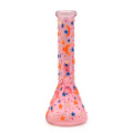 Pink Night Glow Starry Moon Glass Bong