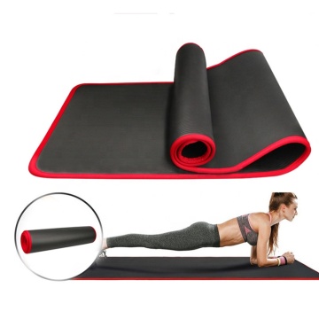 10mm Thick NBR Fitness Mat: Non-Slip, High Density, and Edge-Wrapped for Pilates, Yoga, and Indoor Sports