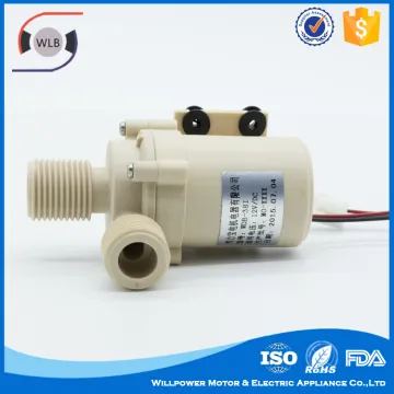 High Temperature 12V Small Centrifugal Pump / Cold Hot Liquid Pump