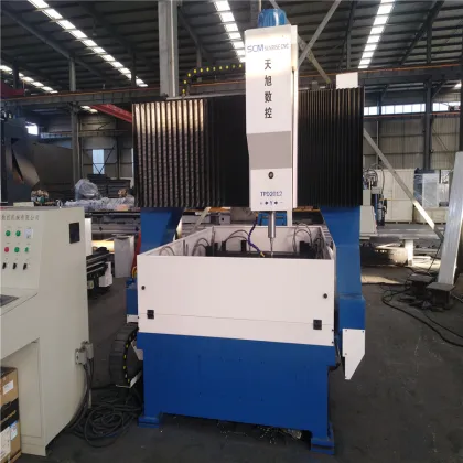 Automatic Steel Construction CNC Boiler Drilling Machine