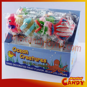 Ocean Creatures Jelly Pops 28g