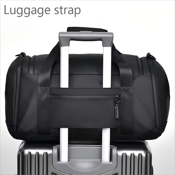 Waterproof dry-wet separation fitness handbag