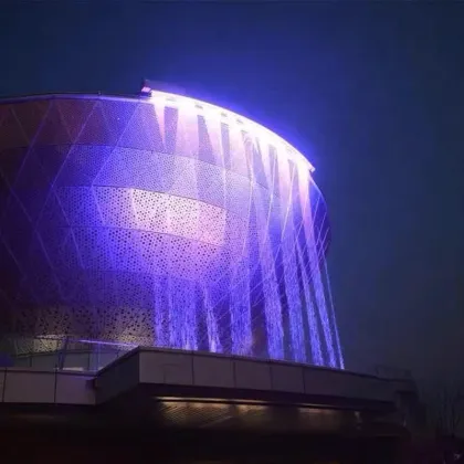 Commercial Interactive Water Curtain Display Technology