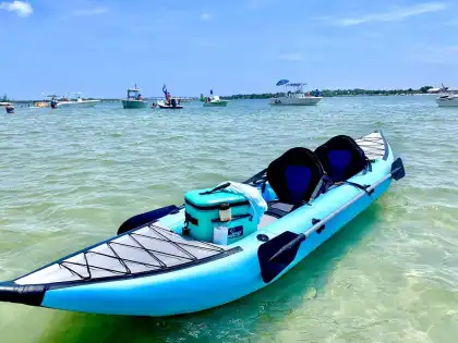 Inflatable Drop Stitch PVC 2 Person Canoe Kayak