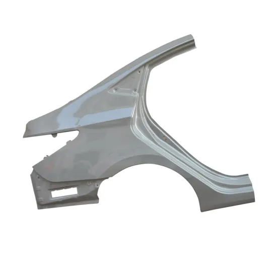 Auto Parts Rear Mudguard Set Blue for Hyundai Verna Accent