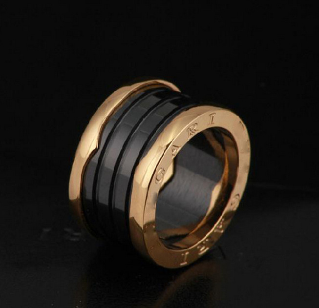 Brand Black Ceramics Spring Rings For Women