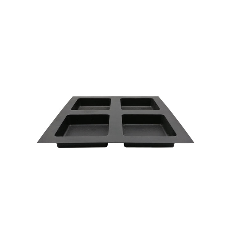 OEM design 4 cavity plastic blister chocolate tray