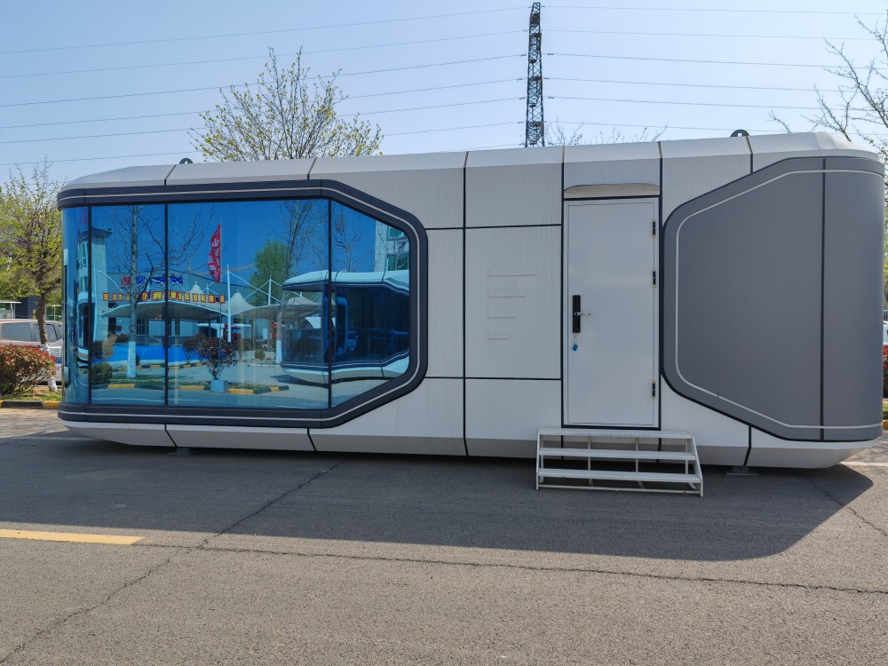 Cápsula de espacio móvil de aleación de aluminio para la vida moderna