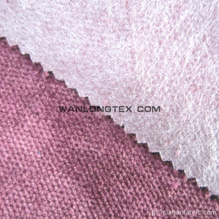 Tecido de veludo de corduroy com apoio para capa do sofá