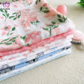 China Bamboo cotton printing baby blanket Manufactory