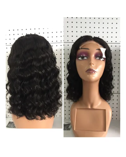 High density hd frontal hair products real bone straight deep wave peruvian bob blonde brazilian wigs lace front