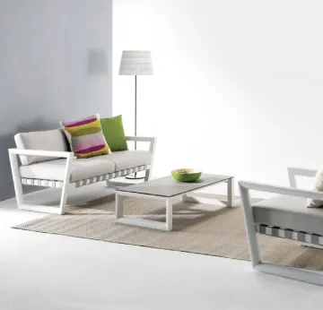 Aluminium furniture for gardens