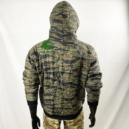 Hot Sale Tiger Stripe Woobie Hoodie Jacket