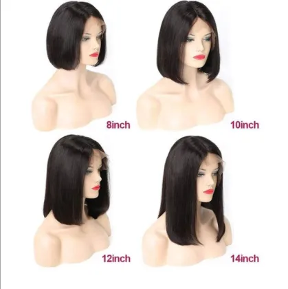 Wholesale High Quality Bob Wigs, 100% Virgin Human Hair Straight Bob Wigs, Fashion Short Bob Golden Bob Wigs And Color Bob Wigs
