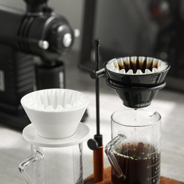 Filtro meteorico personalizzato Cupcake Filter Cup per caffè a mano - Ceramico Versare su dripper barista accessori