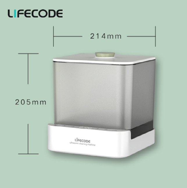 4 L para uso doméstico Frutas e vegetais Limpador ultrassônico com sistema de eletrólise de água