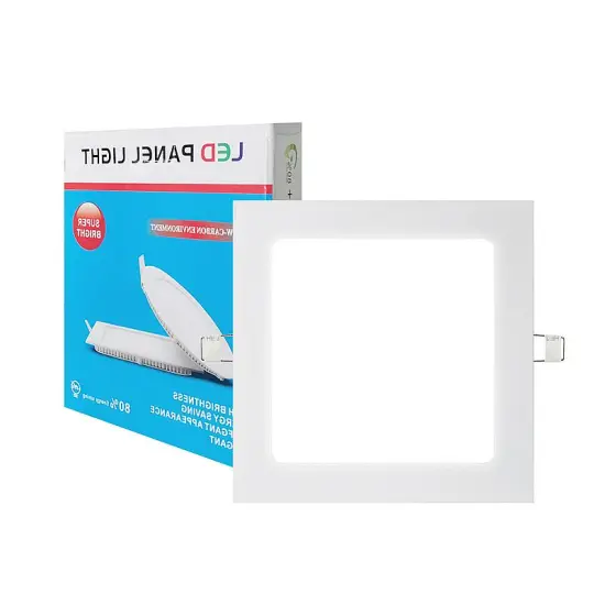 Indoor LED Panel Lights: 6W, 9W, 12W, 15W, 18W, 24W - Square Models