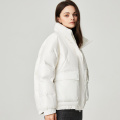 Damer anka ner Shiny Down Short Down Jacket