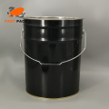 5 gallon black metal pails for chemical/paint /ink
