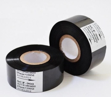 Scf900 Black Coding Ribbon Foil Thermal Transfer Printing Ribbon 30mm x 100m
