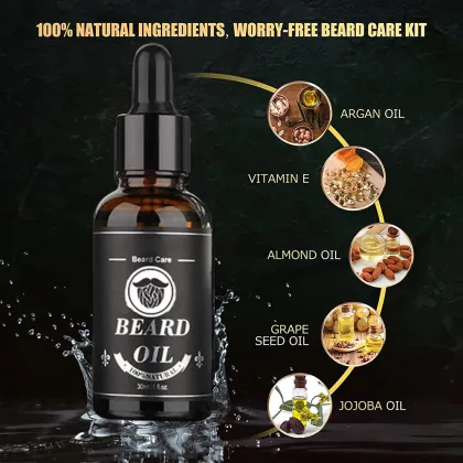 Aliver beard cream and oil