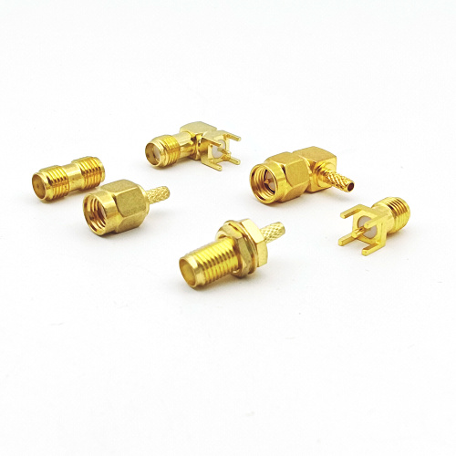 Male Female SMA RF Coaxial Cable Connector