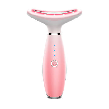 Portable Photon Therapy Beauty Device with EMS Microcurrent for Neck and Face Lifting