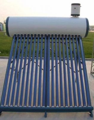 Compact non-pressure solar water heater