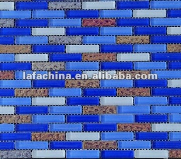 strip glass mozaic tiles