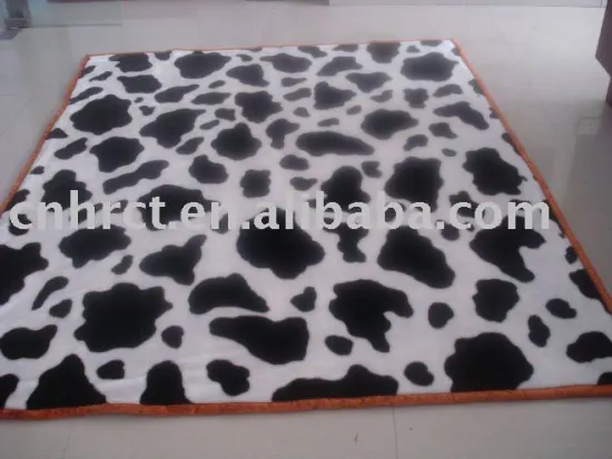 super soft animal printed blanket