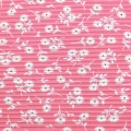 Geknitterter Polyester-Kleiderstoff mit Blümchenmuster und Blumenmuster