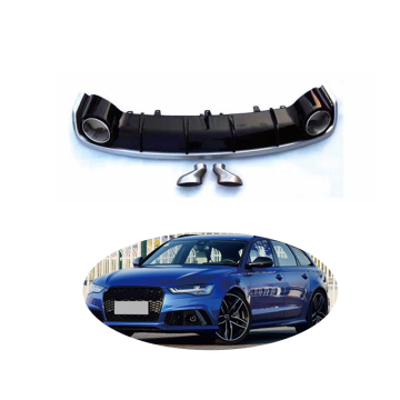 ABS Rear Lip Body Kits for Audi A6 RS6 Style 2016-2018