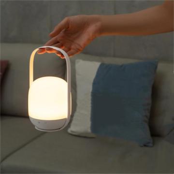 LED Desk Camp Light RGB Colorful Atmosphere Night Smart Mini Portable Bedside Remote Control Luxury Home Decor Lamp