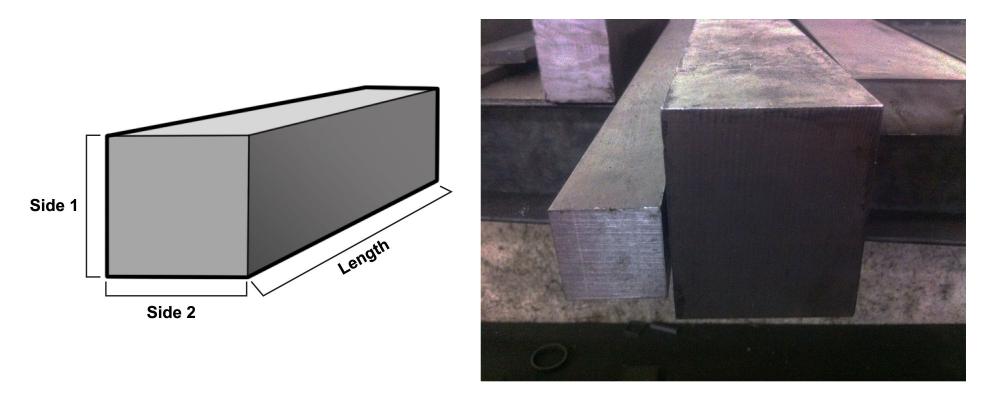 ASTM304 / 316/631 en acier inoxydable Bar10x10 mm