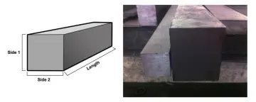 Cold Drawn ASTM304/316/631 Stainless Steel Square Bar10X10mm