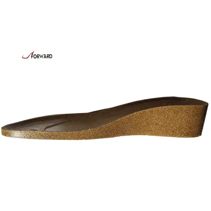 Hot Sale Insole Rubber Shoe Sole Sheet PVC Cork Mid Sole for Sandals
