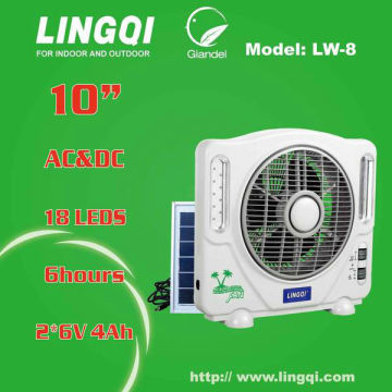 12'' solar camping fan LW-8