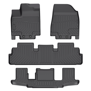 Luxury Non-Slip Car Mats for Nissan Pathfinder 7-P 2022-2024