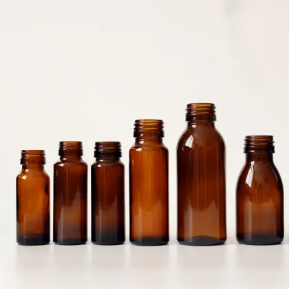 Wholesale Oral Liquid Syrup Pharmaceutical Glass Bottles with Caps